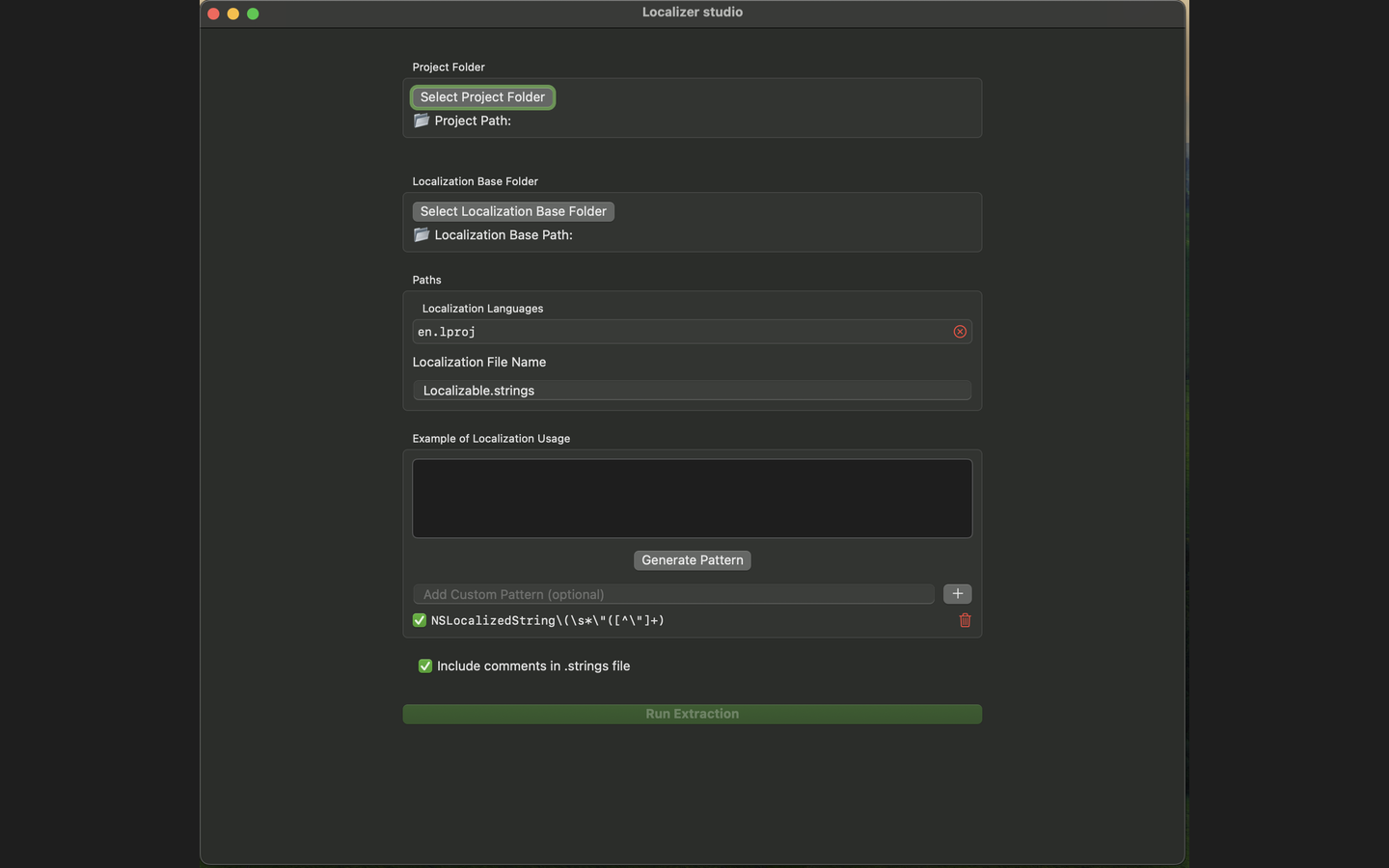 Main Interface