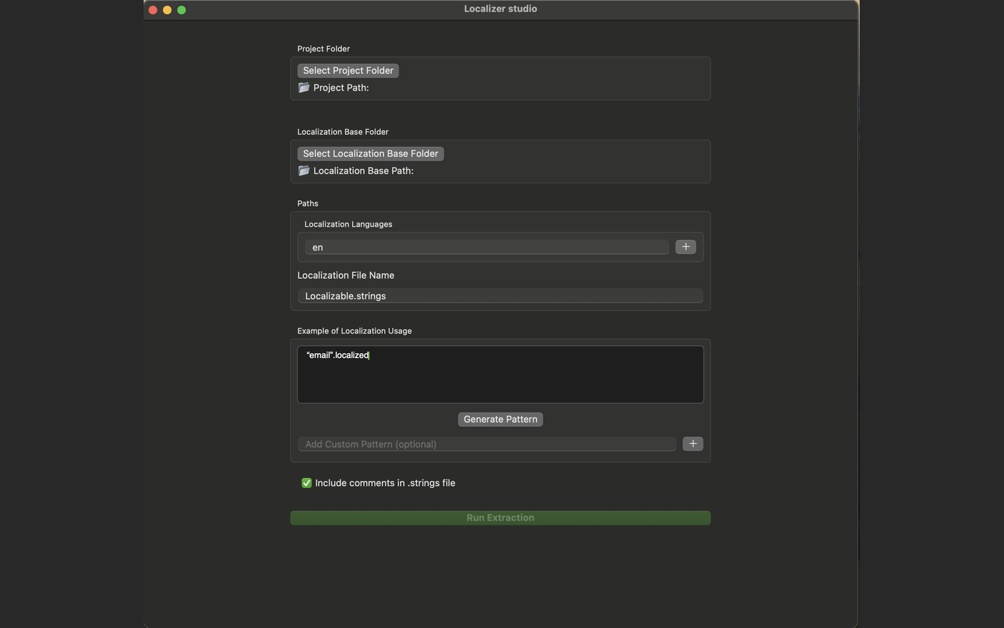 Export View